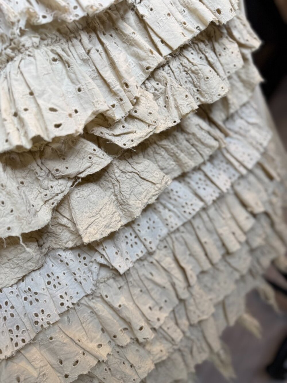 Jaded Gypsy Cream Ruffle Tunic - OS - Picture 5 of 6